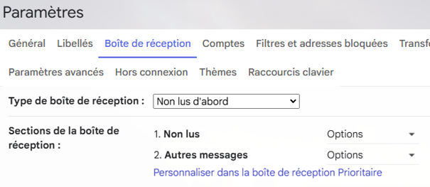 Messagerie Gmail